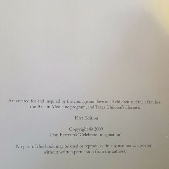 Celebrate Imagination Don Ron Bertram Hardcover Book Signed Inscribed 1st Ed - Picture 6 of 8